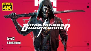 Ghostrunner Campaign Game Walkthrough Level 2 A look inside