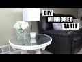 Bedside Table Mirror Finish