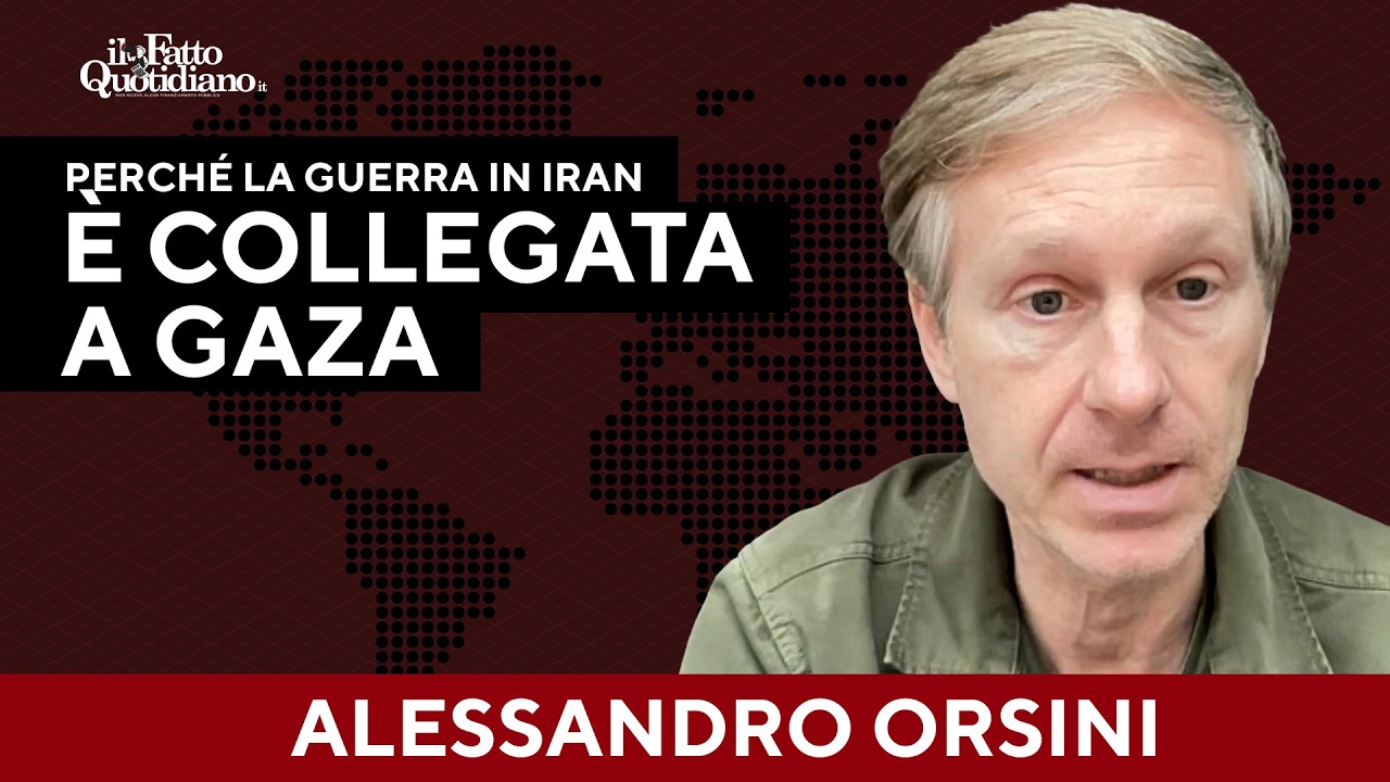 Orsini sulla guerra in Iran: 