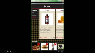 Food away Android App demo screenshot 4