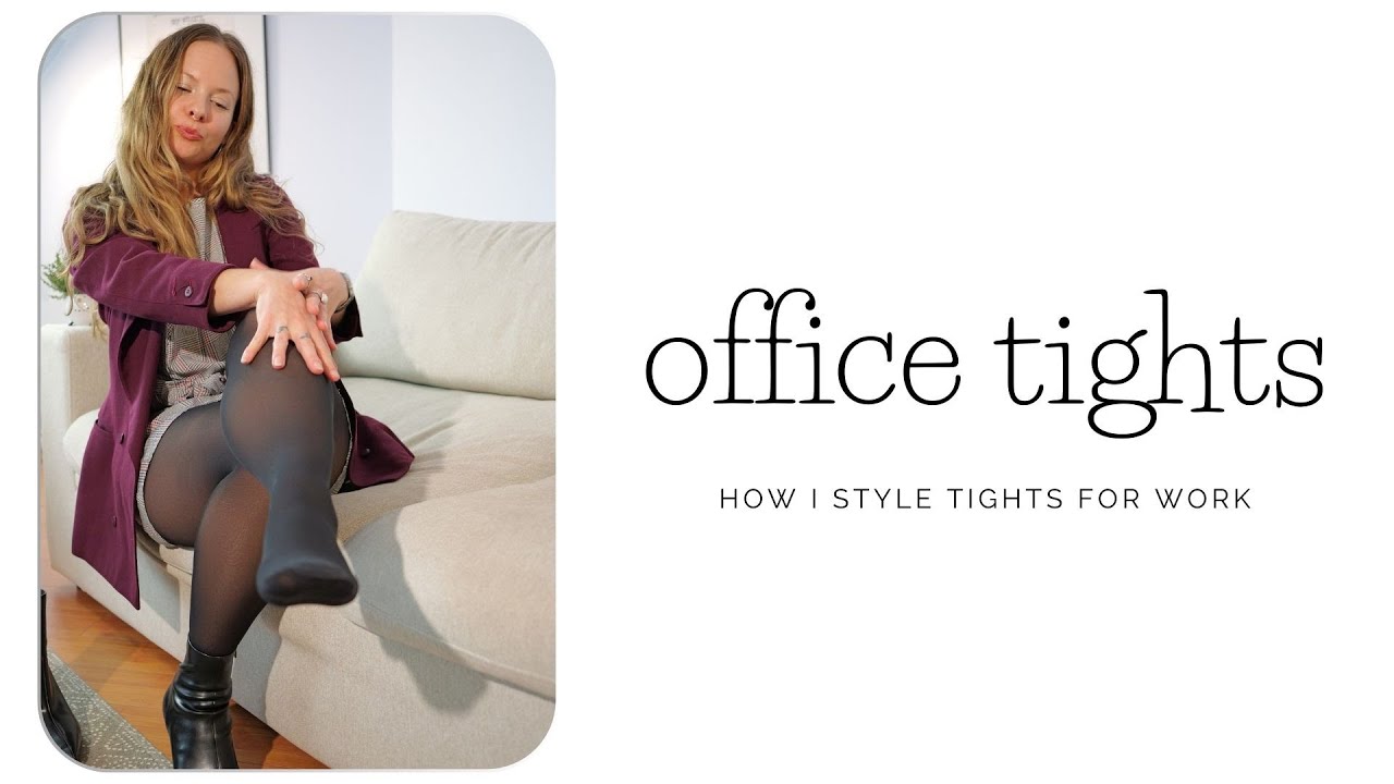 Как носить блестящие колготки плотностью 40 ден на работу: пошаговая инструкция.