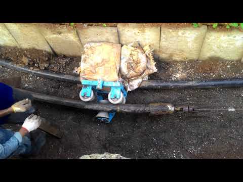132 kv underground cable laying in HDPE pipe