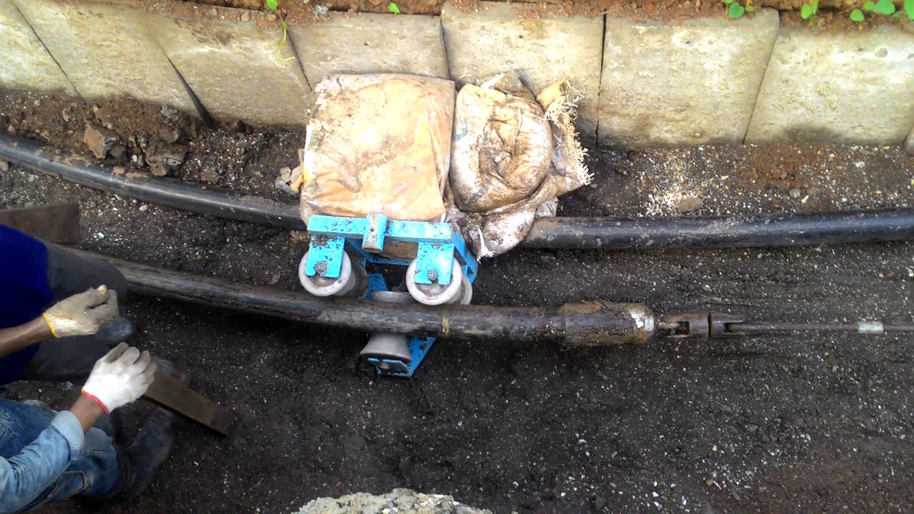 132 kv underground cable laying in HDPE pipe YouTube