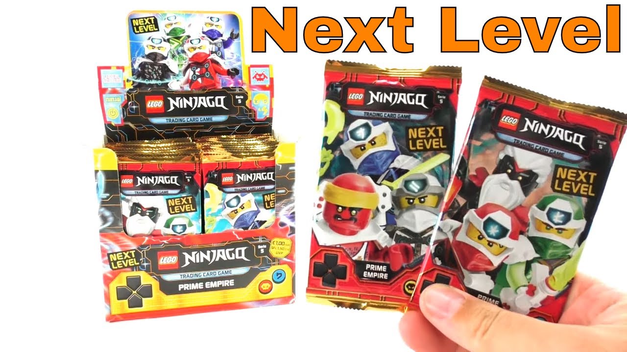 NEXT LEVEL Trading Card Game 25 Booster LEGO NINJAGO SERIE 5 125 Karten 