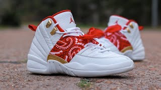 red bandana jordans