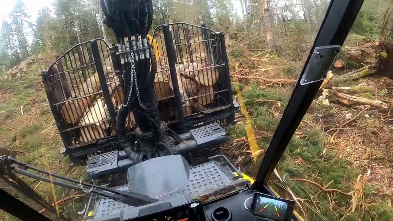 Arbetsdag i Ponsse Buffalo