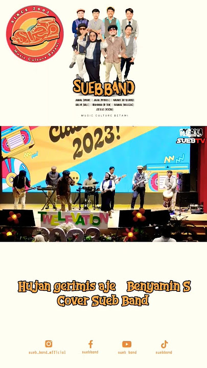 hujan gerimis aje cover sueb band #music #benyamins #coverlagu #anakbetawi #suebband #shorts
