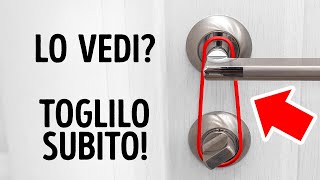 Se Noti un Elastico Sulla tua Porta, Rimuovilo al più Presto