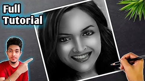 How to draw Deepika Padukone Step by Step // full sketch outline tutorial for beginners