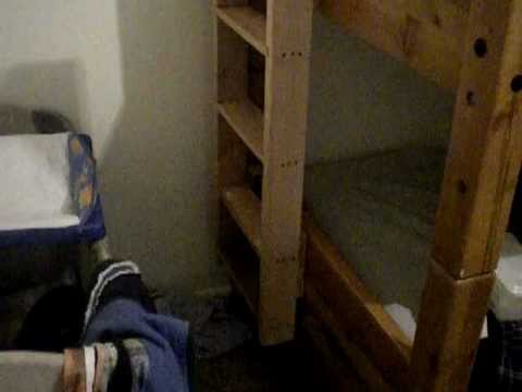 Homemade Bunk Bed Ladder You, How To Build A Ladder For Bunk Beds