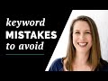 Top 5 Keyword Mistakes When Self-Publishing Your Book on KDP