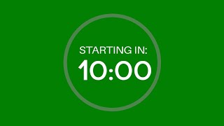 10 Minute Countdown Timer - Starting In