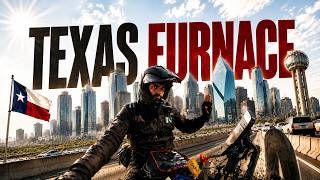 I Broke the Law Just to Not Melt in Texas | Day 9 | Solo Motorcycle Travel Across America