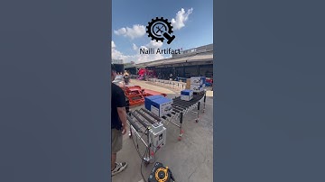 Simple Test of Roller Conveyor with Counter