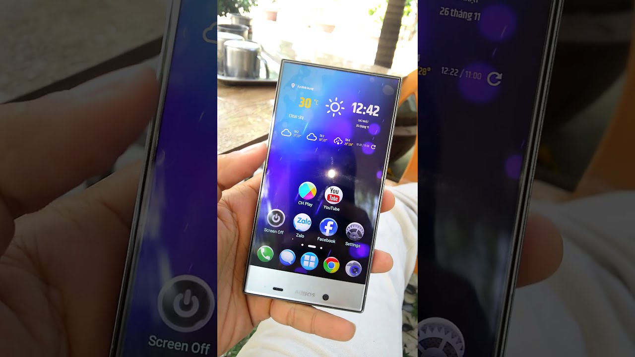 Sharp Aquos Crystal 2 403Sh blue rất đẹp