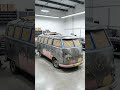 The ultimate Tuxedo Samba Bus! . 1962 VW 23-Window Samba restoration.Jet Black x Pastel White gloss.