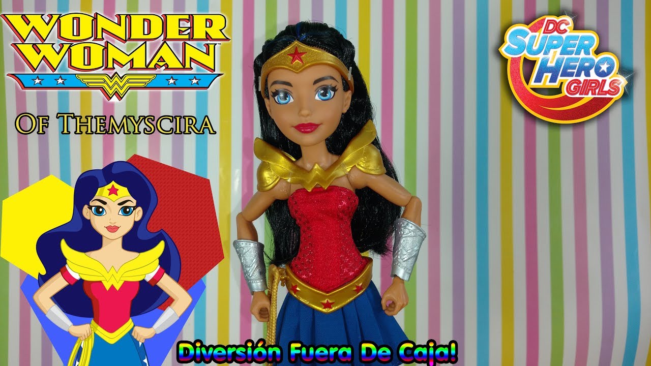 poetas simultáneo diente DC Super Hero Girls Muñeca Wonder Woman De Themyscira🌟⭐ - YouTube