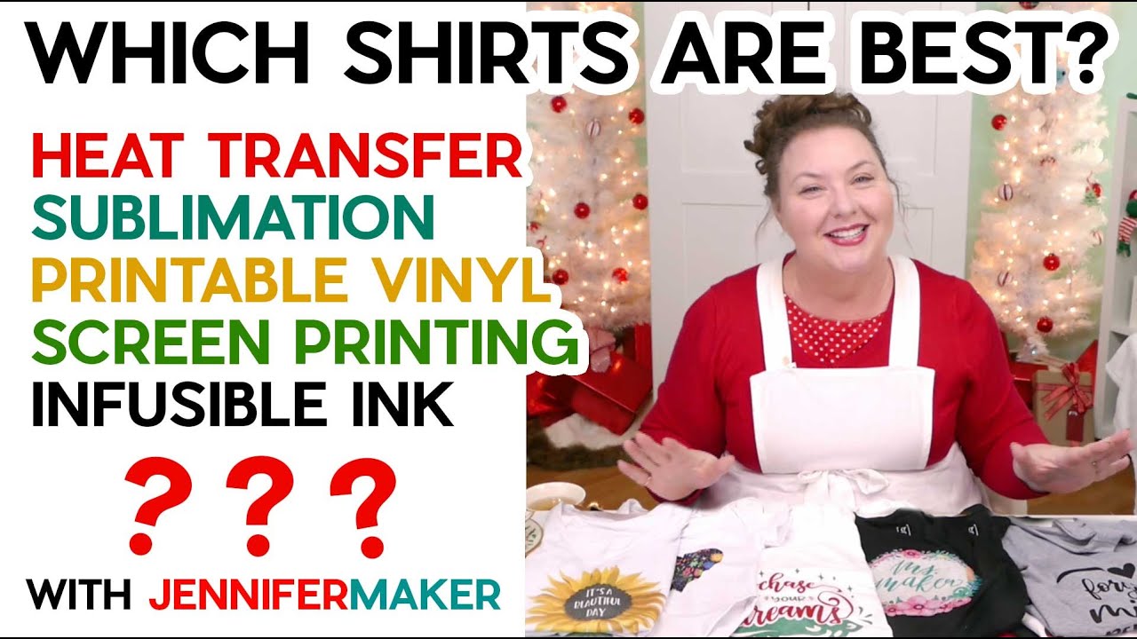 Heat Transfer vs Sublimation vs Printable HTV vs Screen Printing: Which ...