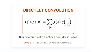 Dirichlet Convolution Explained · Mastering Möbius Inversion #4