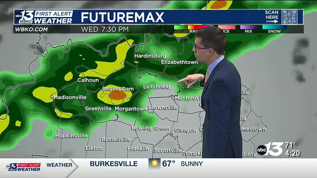 Tracking some rain Wednesday night - YouTube