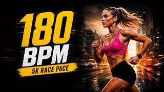 🔥 5K Race Pace Running Music 2026 | 180 BPM 30 Min Speed Workout Mix