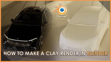 Blender Quick Tutorial: How to make a clay render in Blender