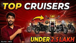 Top 9 Best Cruiser Bikes Under ₹2.5 Lakh in India 2026 🔥 | Price, Mileage & Features