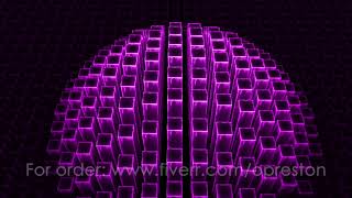 Famous Amazing 3D neon cubes animation. 3D lighting cubes animation. Magic deforming of 3D neon cubes plane Net Worth