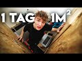 1 Tag auf 1m² leben