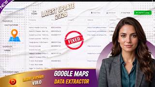 How to Extract Data from Google Maps to Excel | google maps extractor | Fixed New Update