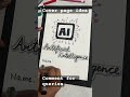 Cover page idea -Artificial Intelligence ( A.I.) !! Get yours now, Comment for queries #art #diy