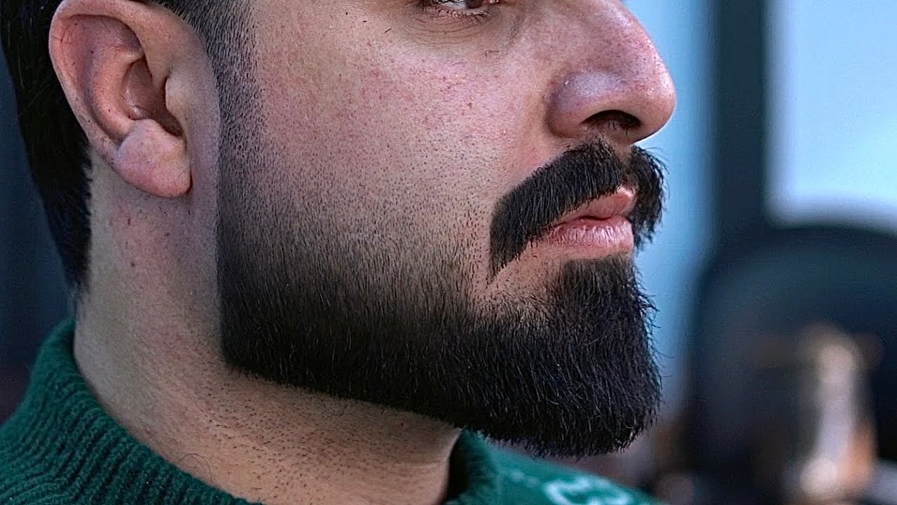 ‼️تعليم : تدريج اللحية الإيطالية 🇮🇹🔥 تحديد نظيف ✨وستايل رجولي🧔‍♂️  Italian Beard Style 💈✂️