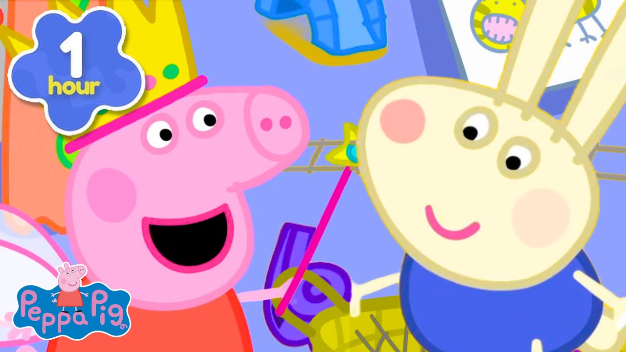 🦖Dinosaureventyr og moro på regnværsdager! | Peppa Gris | Tegnefilmer for barn