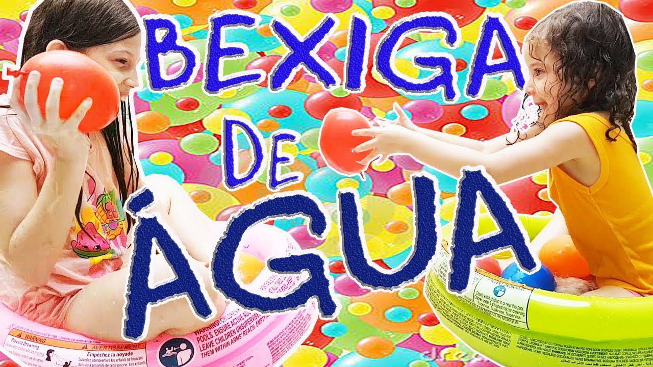 Desafio Da Bexiga Dágua Lavando O Quintal Youtube