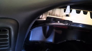 Removing Gauge cluster from 98-02 Camaro/ Firebird