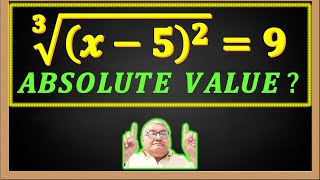 Trick of ABSOLUTE VALUE Finally REVEALED