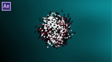 Particles Logo Formation in After Effects - After Effects Tutorial - No Third Party Plugins