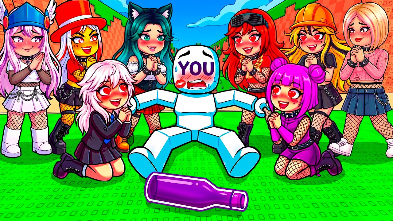 YOU Play Spin The Bottle With E-girls!