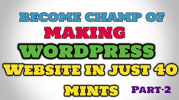 WordPress complete website in urdu hindi part-2