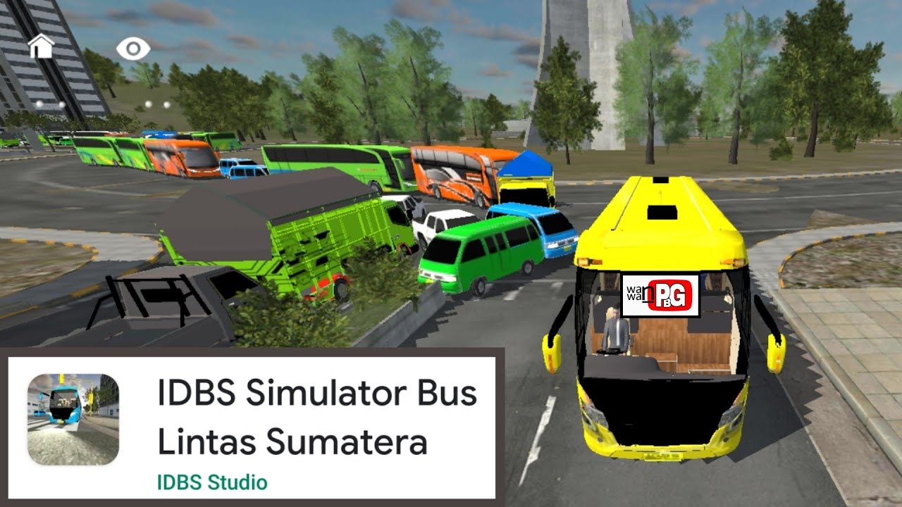 IDBS Simulator Bus Lintas Sumatera YouTube