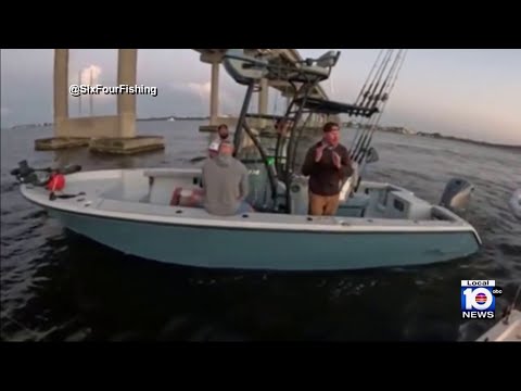Video shows irate charter boat captain getting onto fisherman’s boat in Punta Gorda