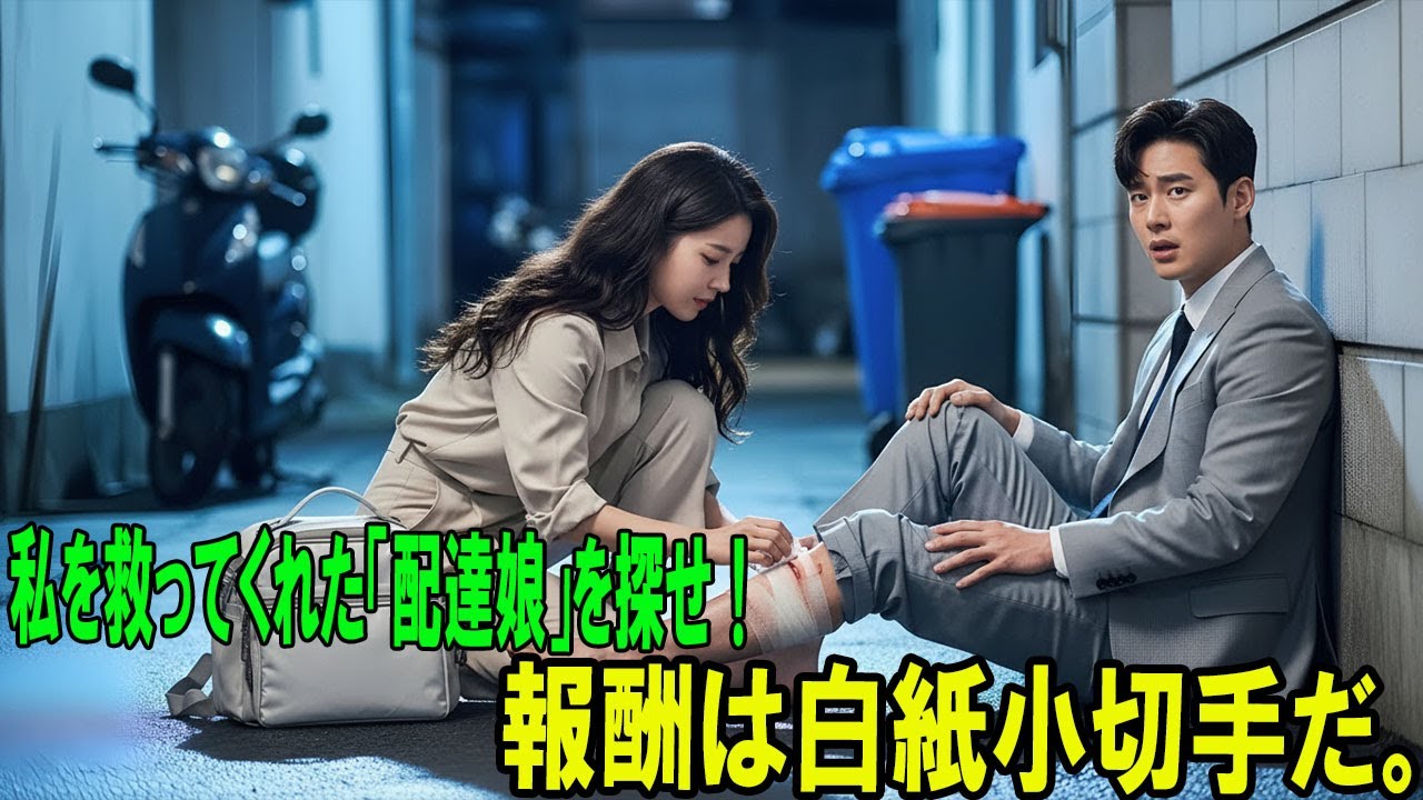 【感動する話】死にかけていたCEOを救ったのは、ごく普通の配達娘だった……翌日、彼は彼女だけを探していた。#朗読#読み聞かせ