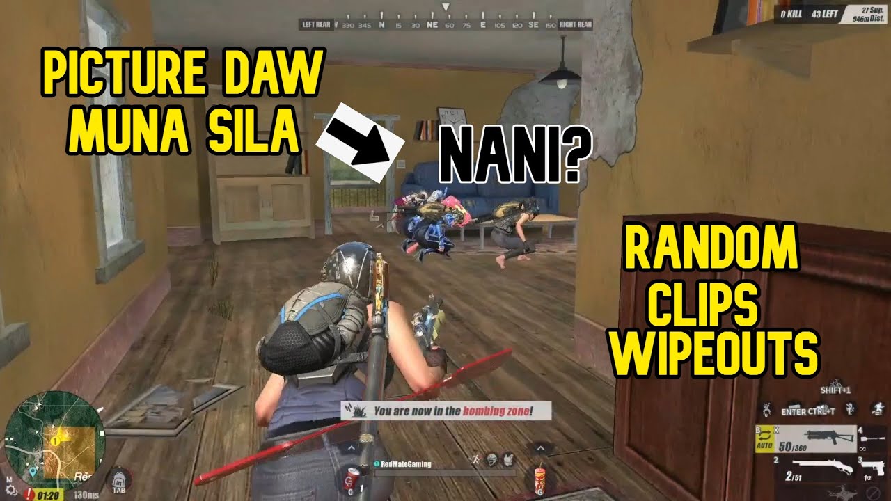 WIPING OUT TEAMS RANDOM CLIPS HIGHLIGHTS ( RULES OF SURVIVAL) ROS 1 VS ALL WITH FUNNY MOMENTS