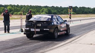 800+hp Audi S2 Coupe 2.2TQ 20v 'Ljolik' 1/4 mile runs