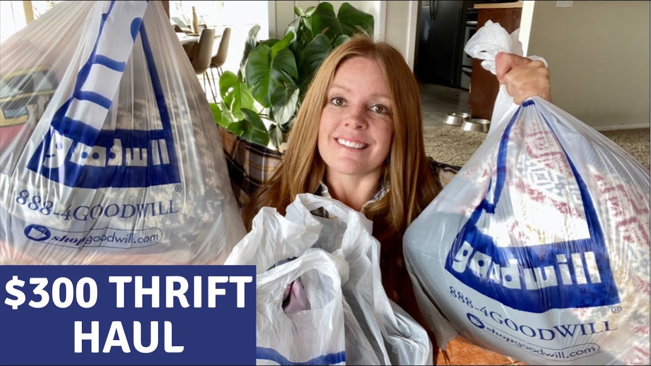 Best Goodwill Thrift Haul In 2021! Clothing Items To Resell On Poshmark ...