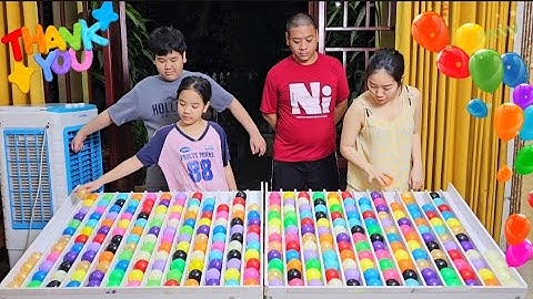 Family Game | Ball Sorting Relay Race by Time ☆ level 04