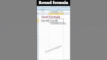 Round formula in excel #excel #microsofttips #exceltips #exceltricks #excelformulas #shortsfeed