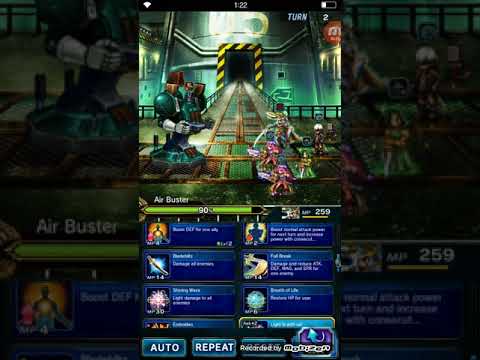 Final Fantasy Brave Exvius FFBE Global - Destroy The Reactor HARD (FF VII Event) No Healer