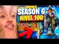 **TEMPORADA 6** SKIN NIVEL 100! TODO COMPRADO - Fortnite (Pase de Batalla) - TheGrefg