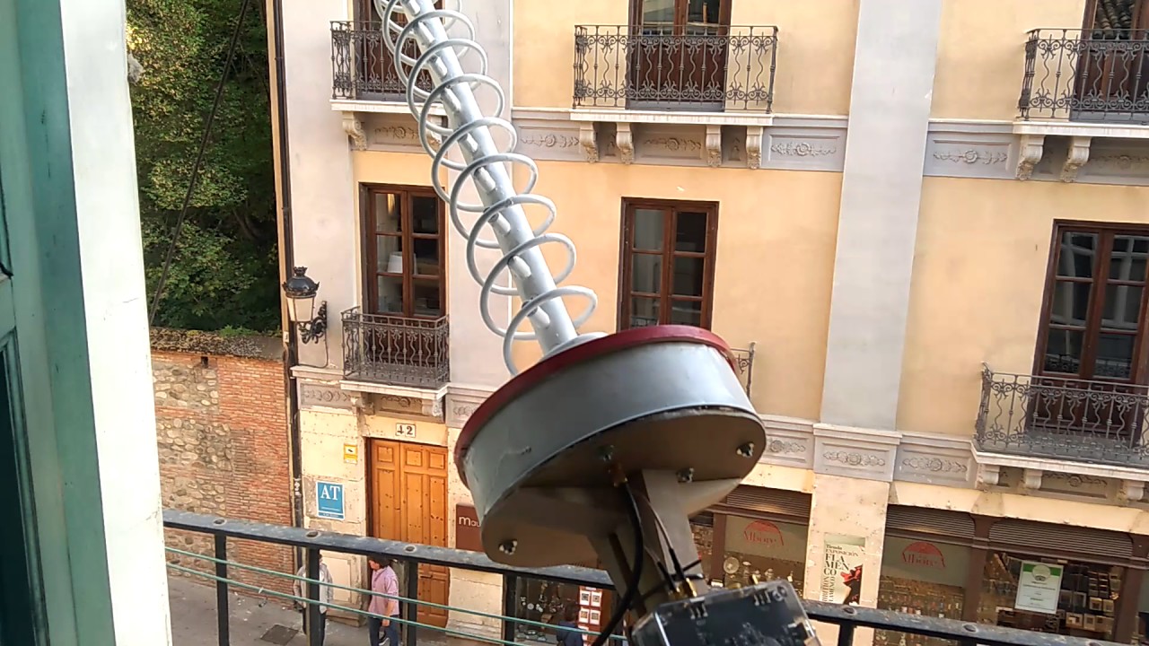 Testing suscan with DIY Lband helix antenna YouTube